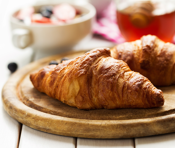 Croissant e ingredienti